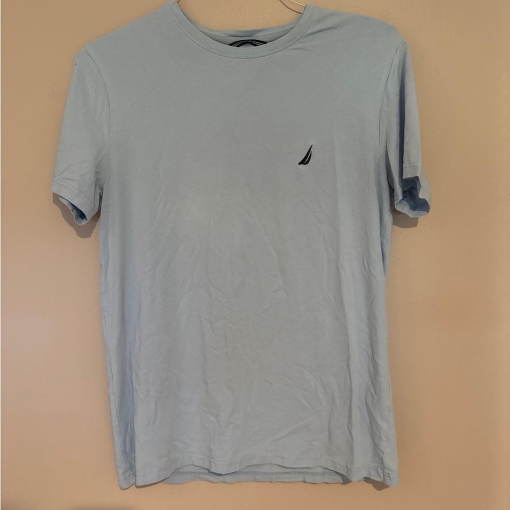 Nautica Men's Sky Blue Short Sleeve Tee